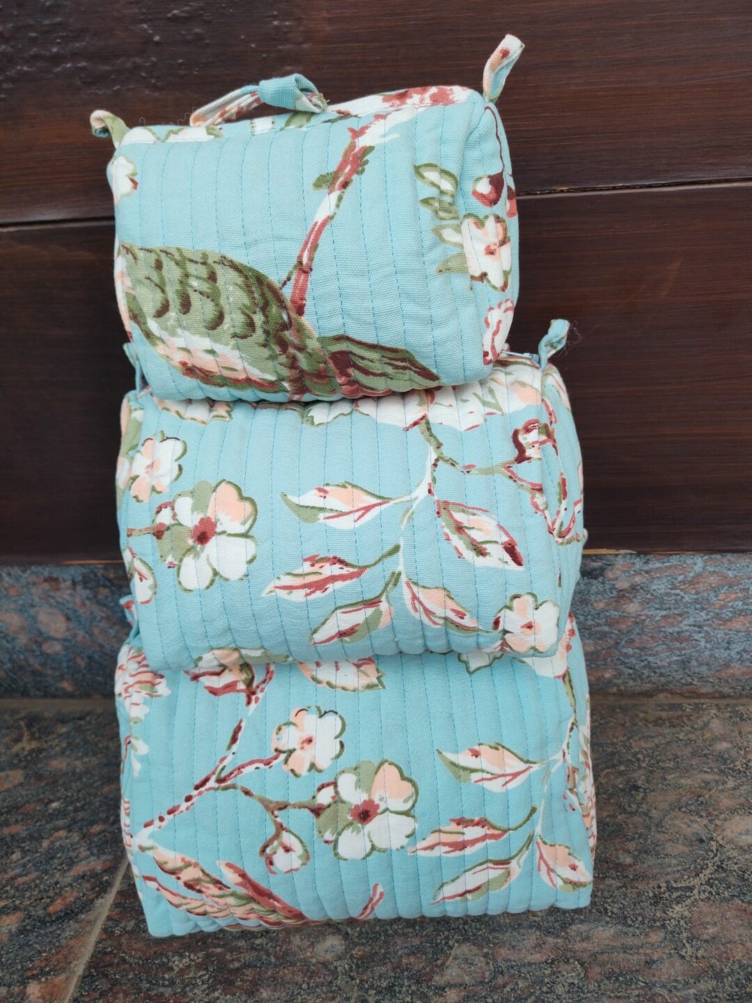 Indian Handmade Bags Hand Block Print Toiletry Bag Etsy