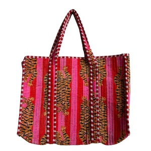 Sac fourre-tout indien à imprimé tigre tibétain, sac à poignée, cartable confortable, sac pour ordinateur portable, sac universitaire, auto tissé, à motifs, cadeau de vacances