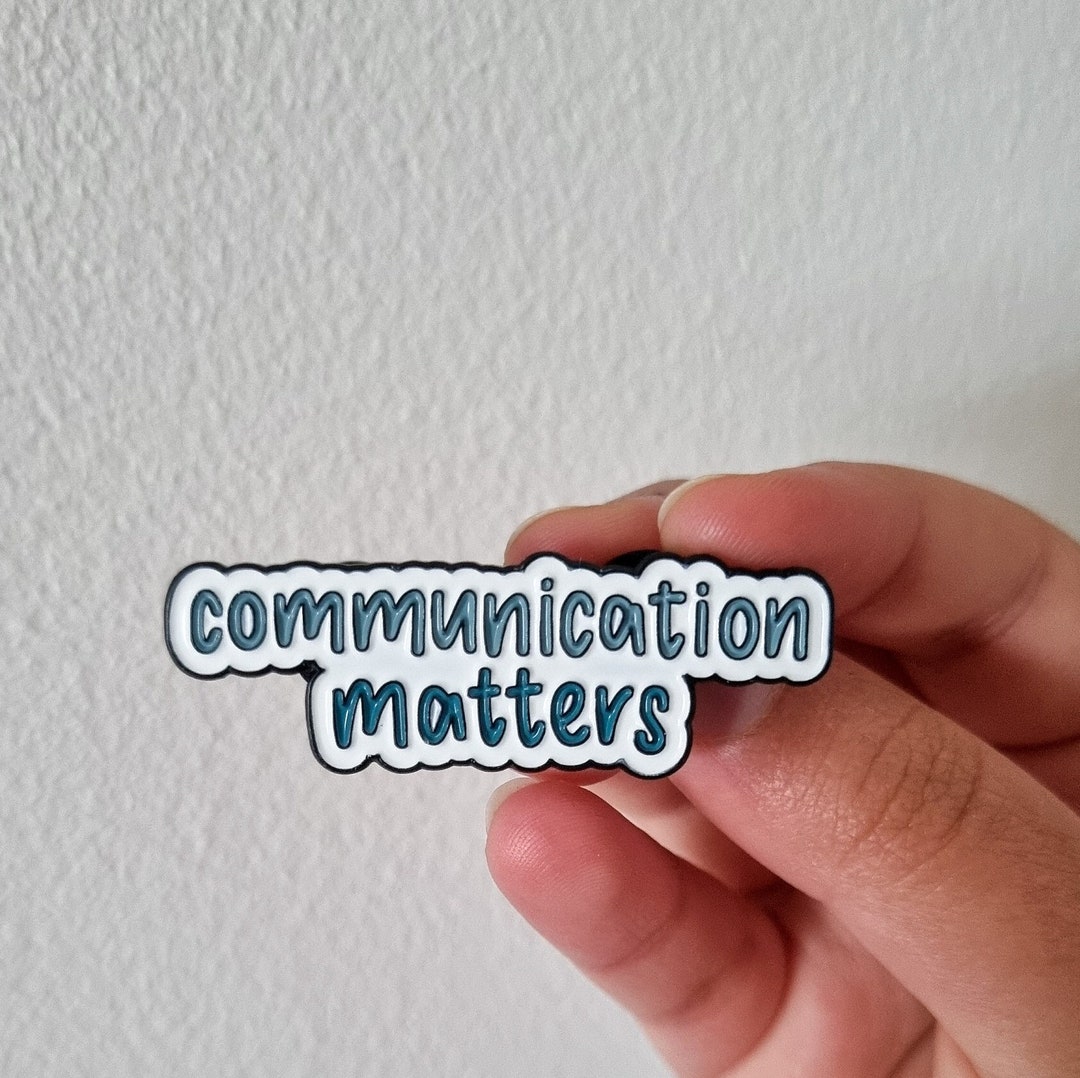 OOPSIE Communication Matters Enamel Pin - SLP Pin, Speech Therapist Pin ...