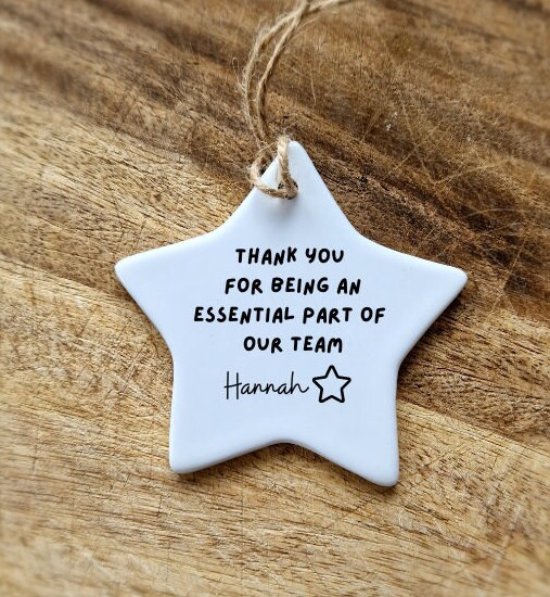 Christmas Ornaments for Employees Etsy UK