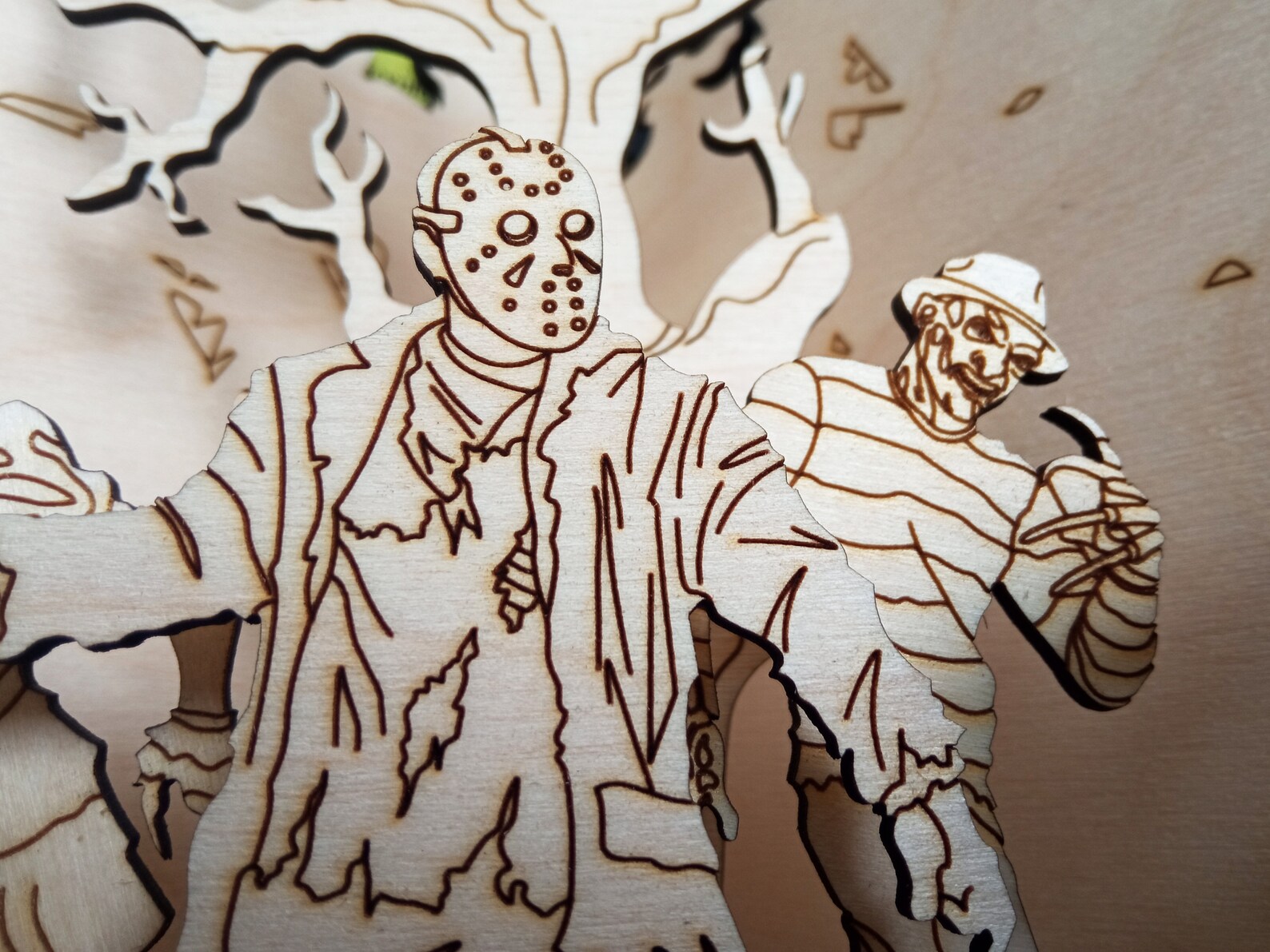 Horror Bookends Movie Horror Signs Halloween Home decor Etsy