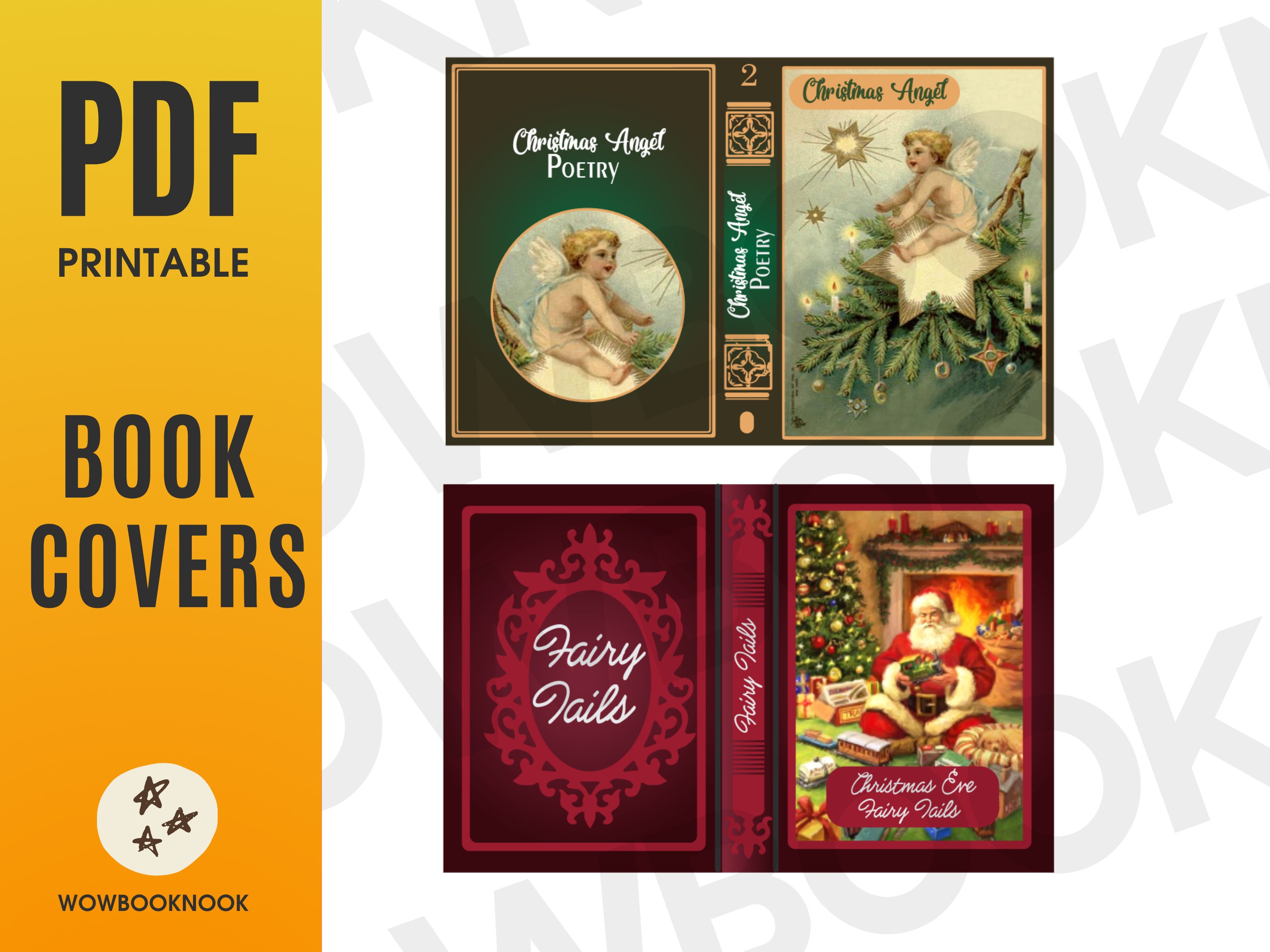vintage-christmas-mini-books-printable-1-6-1-12-1-24-scale-etsy