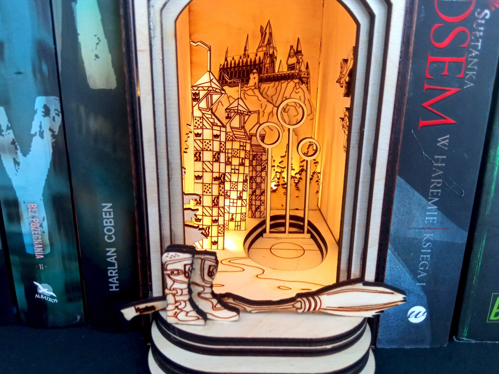 HP Book Nook Shelf Insert Etsy