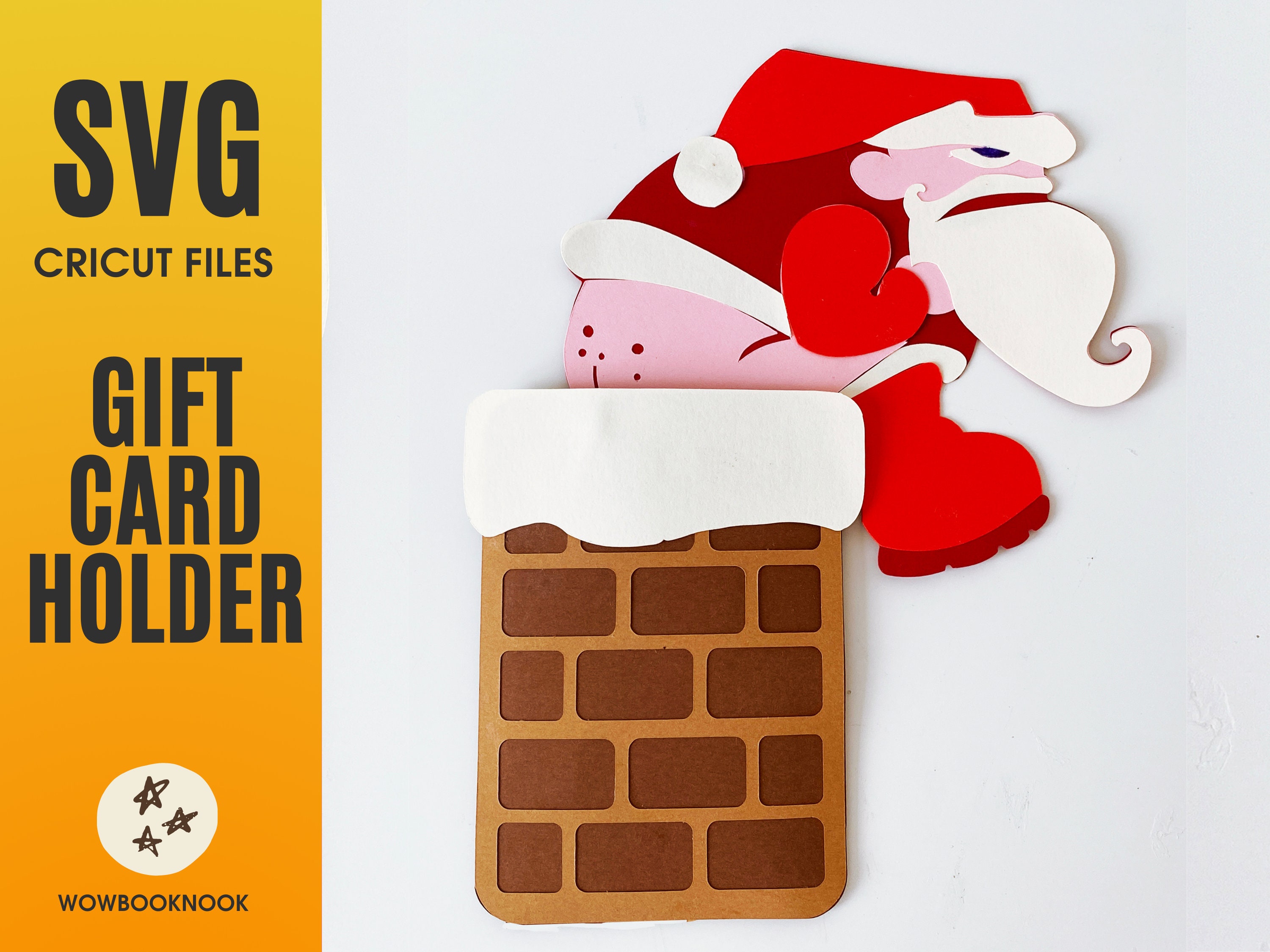 Christmas Gift Card Holder Svg for Cricut Funny Christmas Etsy Australia