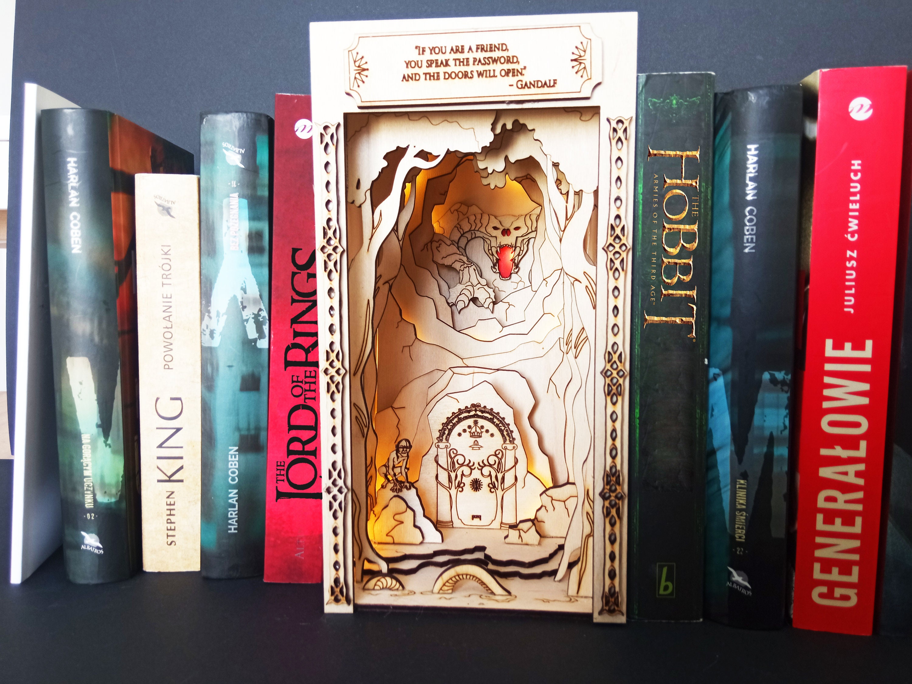 LOTR Book Nook Kit Etsy
