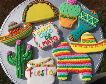 1 dozen Gluten-Free Cinco De Mayo Cookies