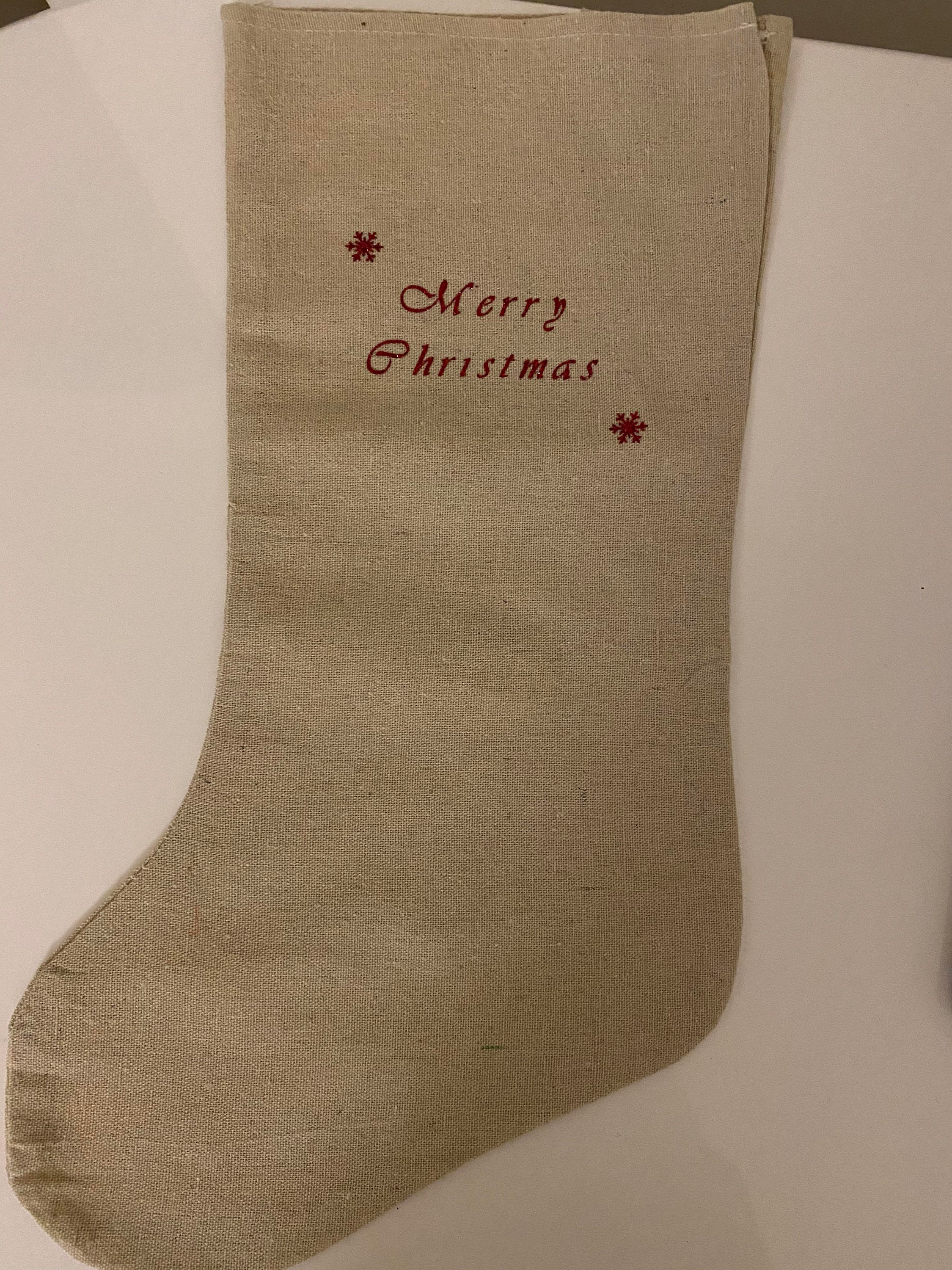 Personalised Christmas Stocking Boot Xmas Stocking Etsy.de