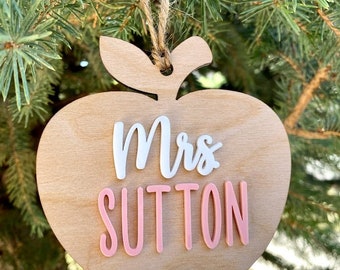 Download Teacher Ornament Etsy