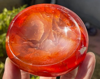 Natural carnelian jasper ashtray quartz Crystal ashtray specimen  healing random 100g/pc home decoration