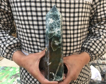 Quartz Crystal，crystal obelisk，crystal wand，crystal point，crystal Healing，crystal Wand WA809 2.48LB Natural Elixir Rose quartz obelisk
