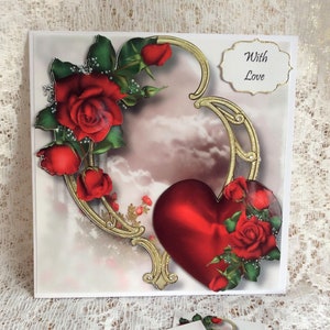 Tarjeta de cumpleaños de damas, tarjeta para dama, tarjeta de aniversario de boda, tarjeta de cumpleaños, con tarjeta de amor, tarjeta de cumpleaños para su novia