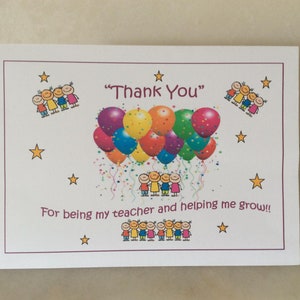 Carte Merci de m'avoir enseigné, carte de professeur imprimée, merci professeur, merci monsieur, merci mademoiselle, appréciation de l'enseignant, enseignant merci