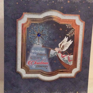 Tarjeta de Navidad hecha a mano religiosa, tarjeta de Navidad tradicional, tarjeta de Navidad cristiana, escena de Navidad tradicional, tarjeta de Natividad,