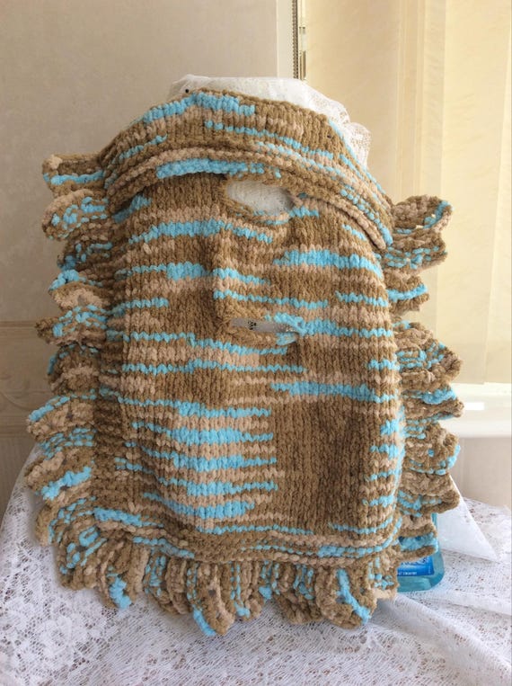 Beautiful Handmade Baby Car Seat Cover, Baby Gift, Handknitted