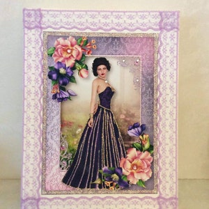 Quadro su tela, decorazione domestica, regalo per la festa della mamma, regalo di compleanno, regalo per lei