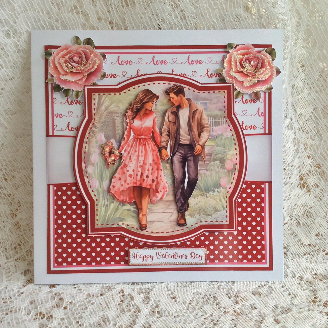Card for Valentines Day, Love Card, Happy Valentines Day, for the One I ...