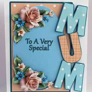 Especial Día de la Madre, Tarjeta para Madre, Tarjeta de Lujo Día de la Madre, Tarjeta para ella, especialmente para ti, Tarjeta para Mamá,