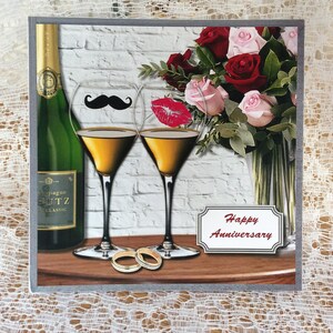 Biglietto di anniversario di matrimonio, biglietto di anniversario speciale, biglietto unico su misura, per il tuo anniversario, per il tuo anniversario