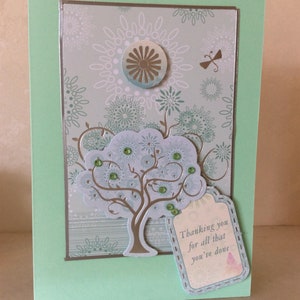Thanking you for all you&#39;ve done,Thank you Card, Greeting Card, Just for you, With Thanks, Sending Thanks,