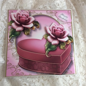 Birthday card for Lady, Just for her, Female Birthday card, Printed insert, Handmade card,