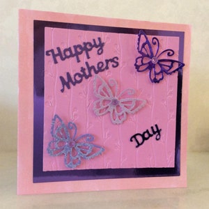 Carte faite à la main pour la fête des mères, carte pour mère, carte élégante pour la fête des mères, pour vous maman, pour vous maman, pour vous Nan, comme une maman pour moi,