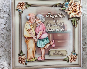 Fun Anniversary Card,  Older Couples Anniversary, Golden Wedding Anniversary, On your Anniversary, mam & dad Anniversary, Grandparents Card