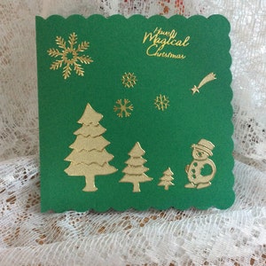 Cartão de Natal pequeno, cartão elegante, cartão de Natal tradicional, cartão de Natal, boas festas, cartão festivo, cartão de família,