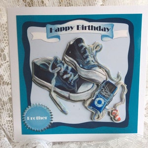Geburtstagskarte für Bruder, Teenager Bruder Karte, Happy Birthday Bruder, Brothers Birthday Greeting, Just for you Brother, Happy Birthday,