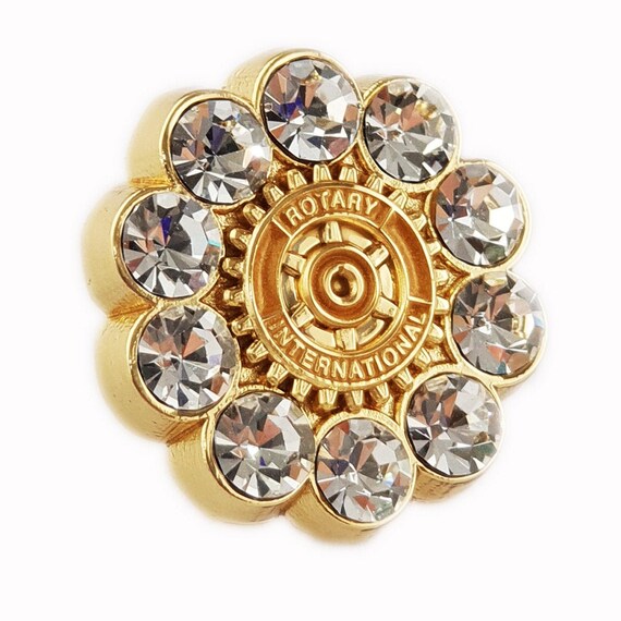 Rotary International Fancy Member Pin Etsy
