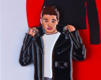 Danny z musicalu Grease emaliowana przypinka