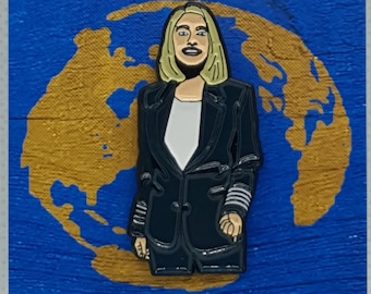 Beverley Bass From Come From Away The Musical Enamel Pin