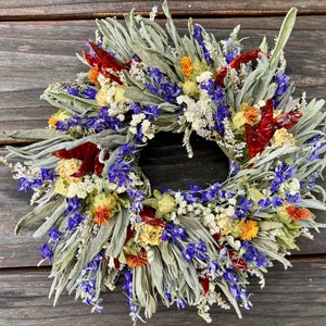 Sage and Chili Wreath, Gift for Cook, 4 Sizes available