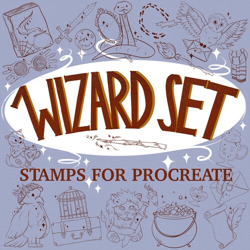 Procreate Magic Brushes Wizard Wand Etsy