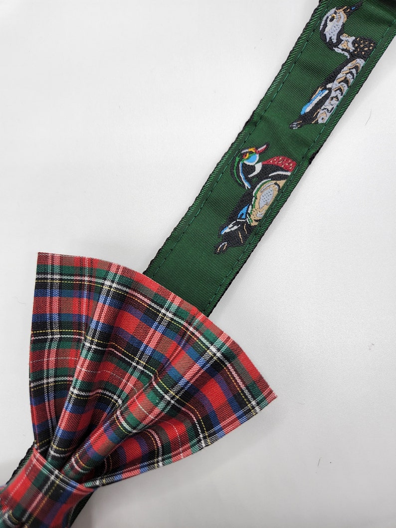 Handmade Dog Collar With Bow Tie. the Duckett Collar.ducks Etsy