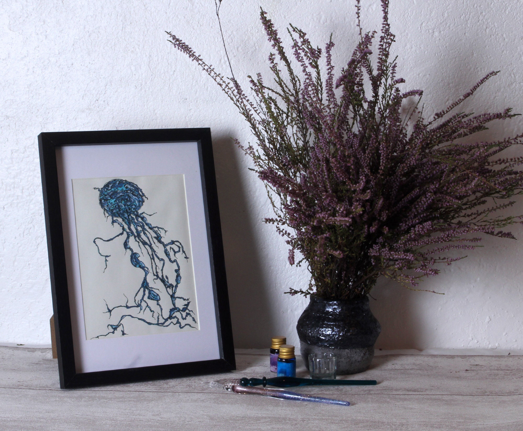 Petite Jelly, Illustration Originale Encadrée