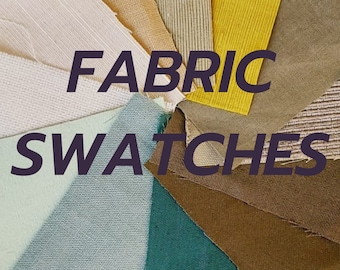 Fabric Swatches - Pillow Cover Fabric Swatches - up to 5 samples per 1 order