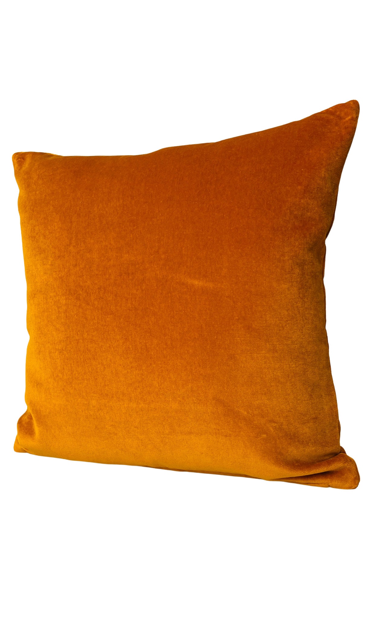 Burned Orange Velvet cushion cover handmade in UK Upholstery Etsy