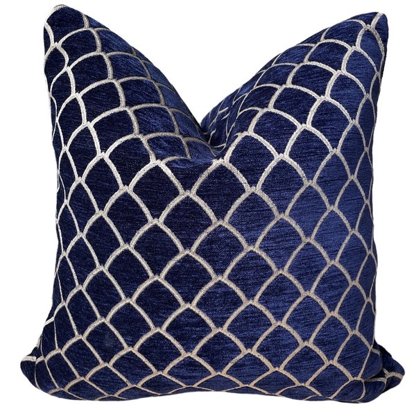 Blue Cushion Covers Uk Etsy UK