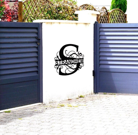 Letras Letrero Letreros Con Nombres De Familia Personalizados Placa Buzon