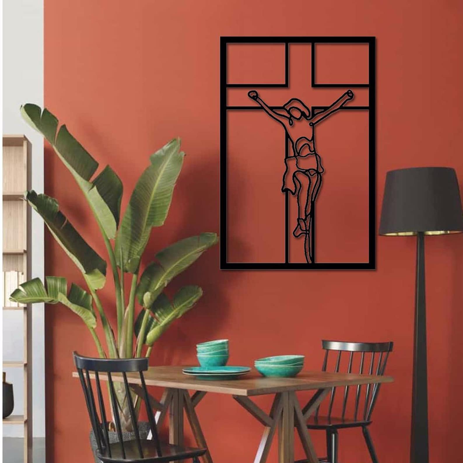 Jesus on the Cross Metal Wall Decor Metal Gift Christian Decor - Etsy