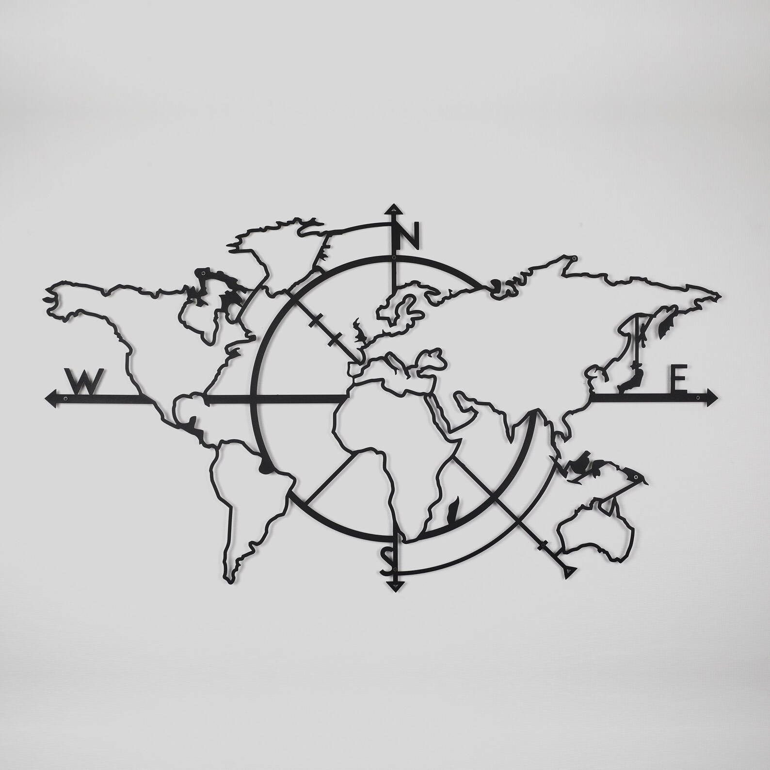 Map of Life Metal World Map Metal Wall Decor Metal Wall Etsy