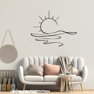 • Metal wall art
• Weatherproof and rust-resistant
• Easy to hang (contains the necessary equipment for assembly)
• Unique sunrise and sparkle design
• Perfect for garden décor, patios, beach homes, or as a gift
🎁 Ideal gift for sun lovers, gardeners, or anyone who adores coastal and nature-inspired decor.

Transform any wall into a radiant focal point with this Sea Sparkle Sun Art!