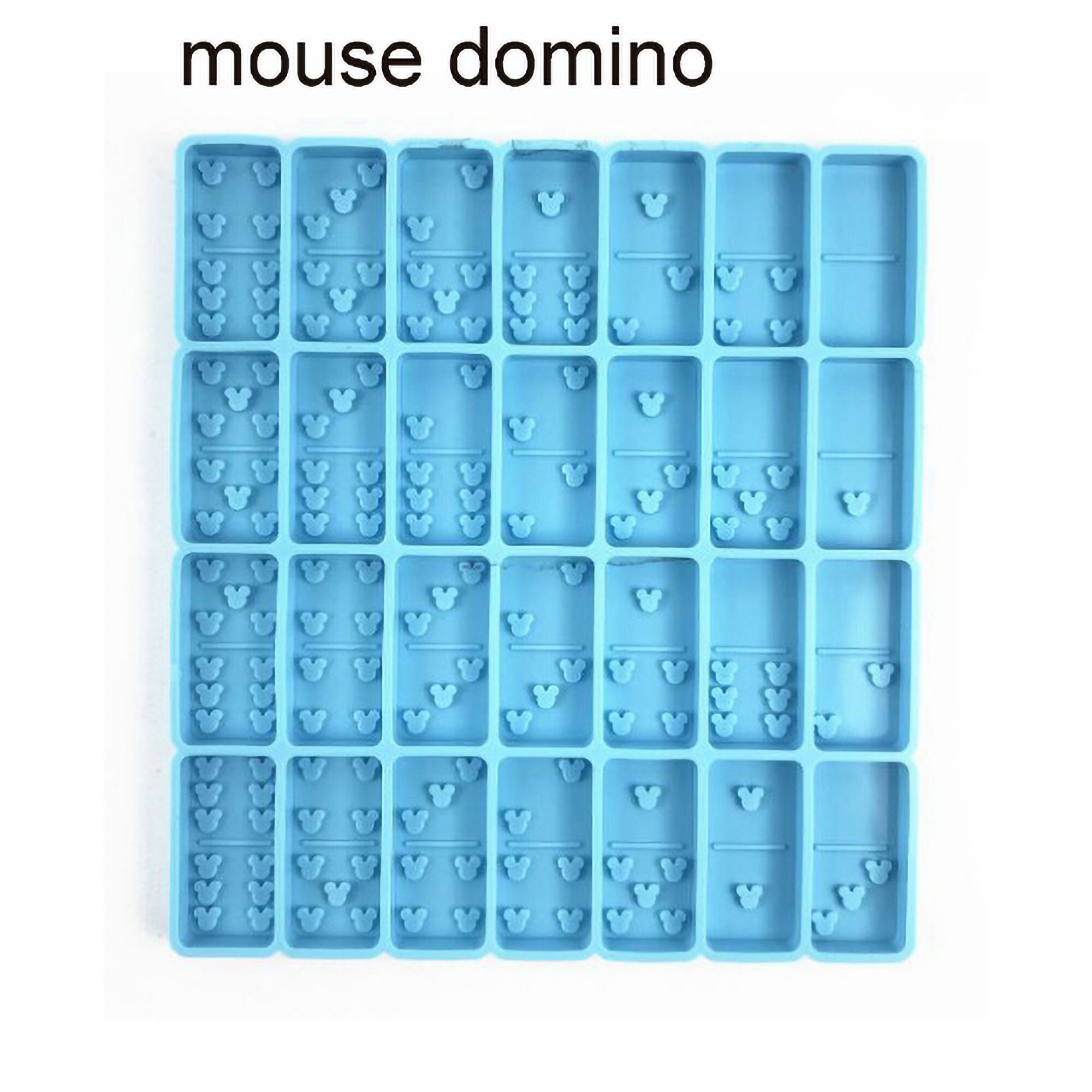 Domino Mold Marple Leaf Dominoes Resin Mold Disney Mickey Etsy