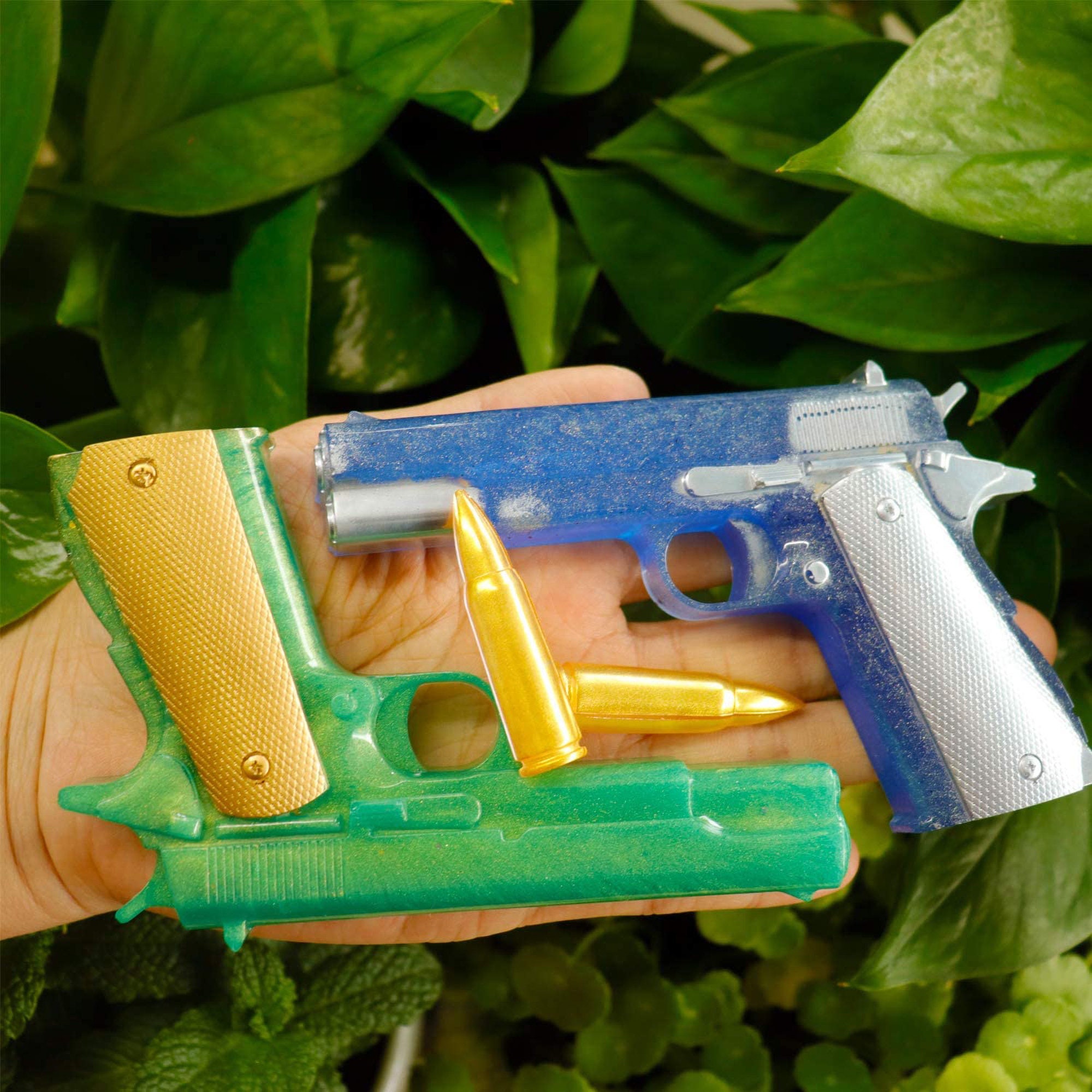 Gun Mold Handgun Jewelry Resin Mold Pistol Bullet Silicone Etsy