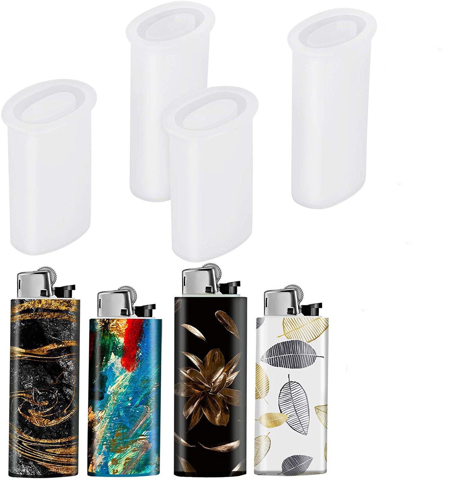 Cigarette Lighter Protective Cover Mold Resin Lighters Case Etsy