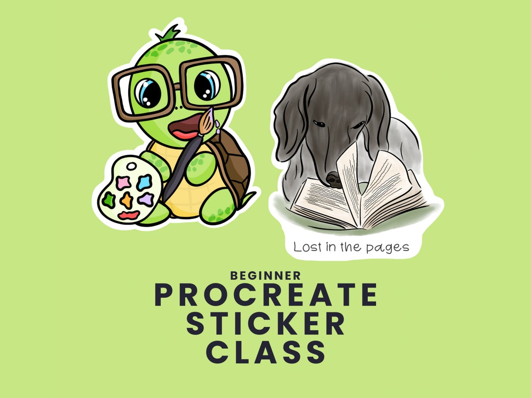 Procreate Name Sticker Procreate Sticker Course • Procreate Tutorial - Etsy