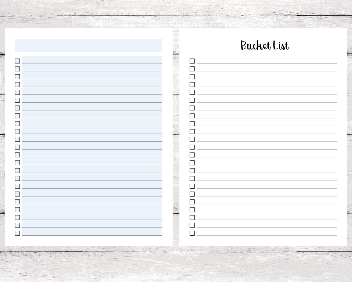 Self-customizable Editable to Do List Templates. Personalized Editable ...