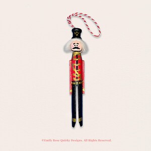 Nutcracker, Christmas Felt Decoration