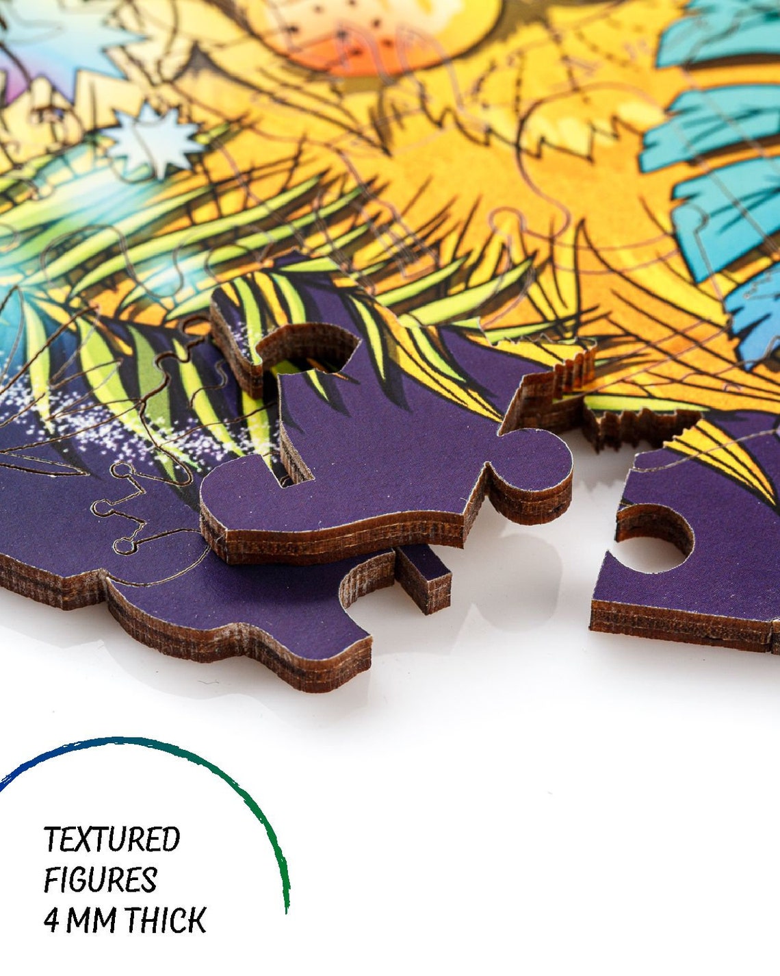 Wooden jigsaw puzzle for adult Lion King / Wood art / Fidget Etsy