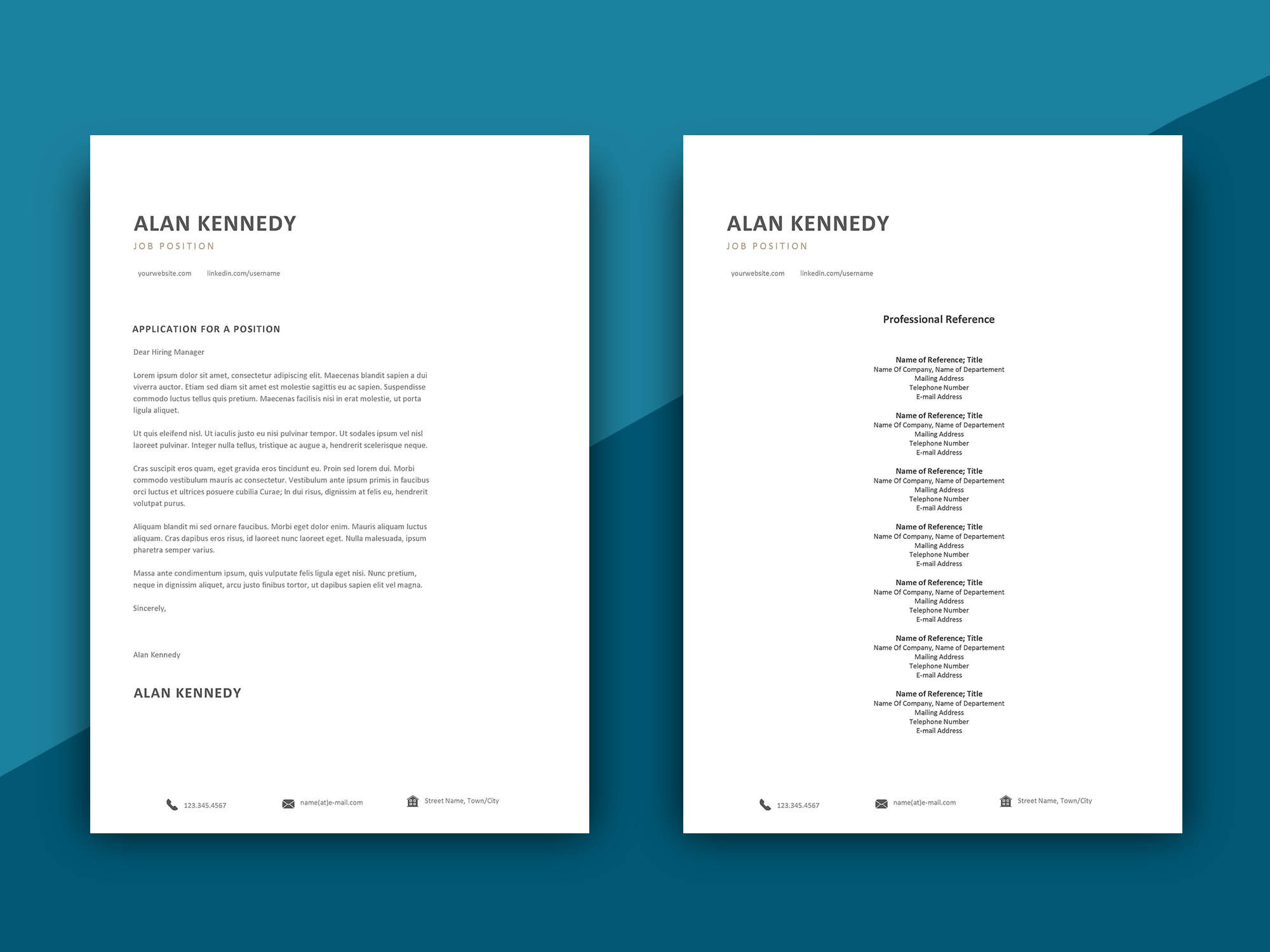 2021 Lebenslauf Vorlage Sofort Download Lebenslauf | Etsy